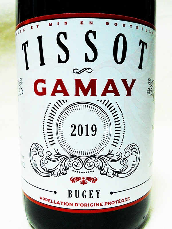 Thierry Tissot Bugey Gamay 2019 biowineonline